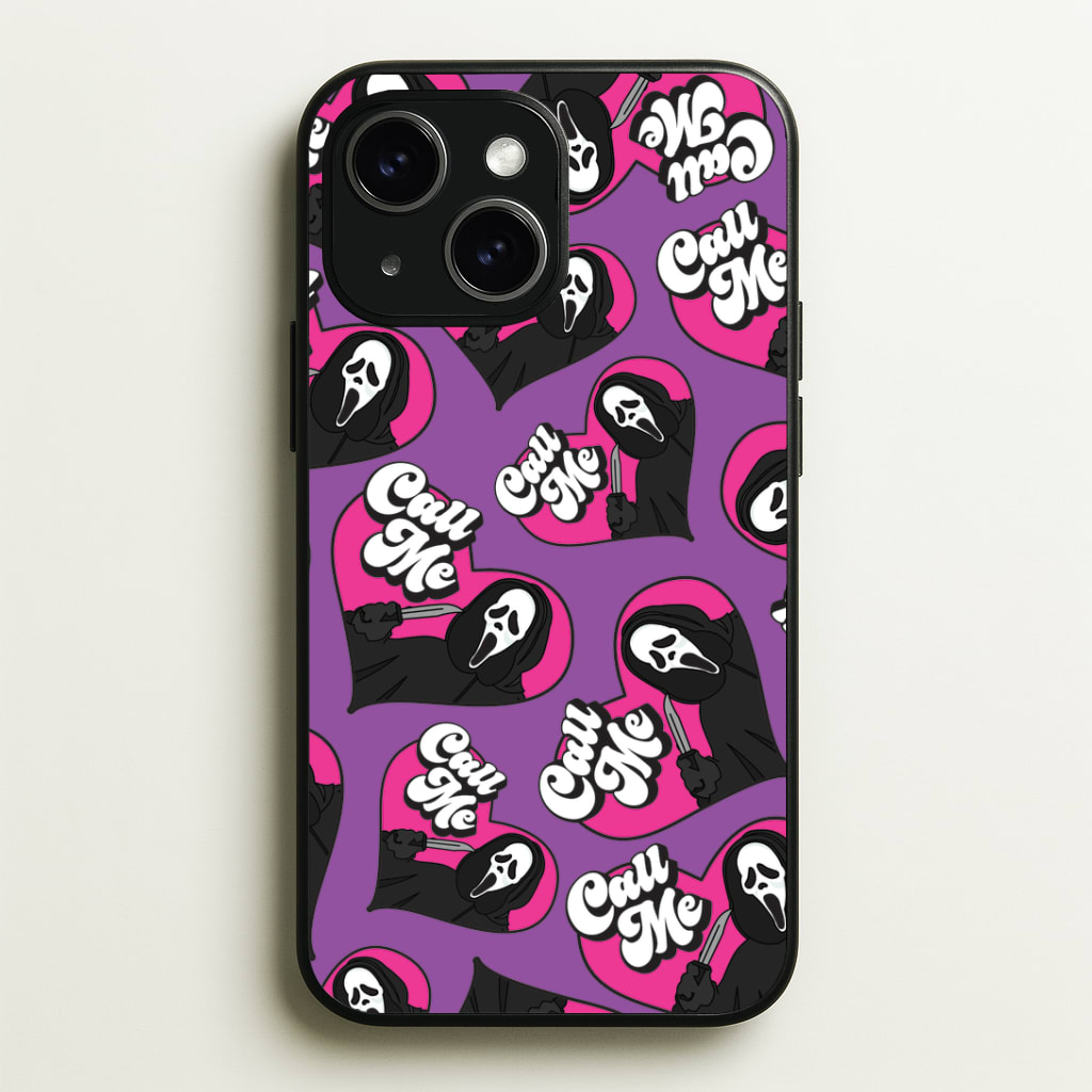Call Me Heart Pattern Phone Case