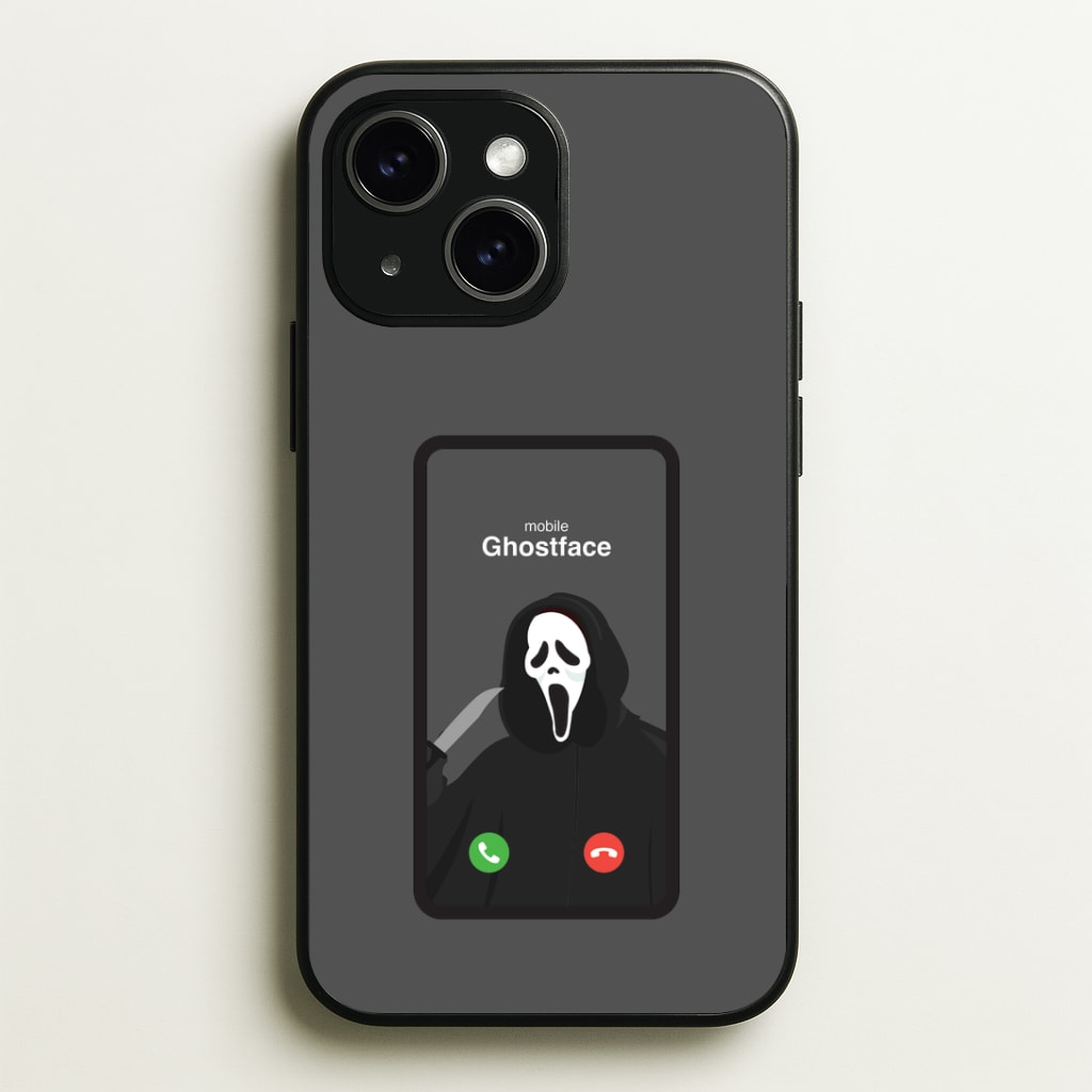 Caller ID Ghostface Phone Case