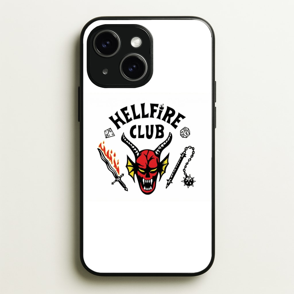 Hellfire Logo - White Phone Case