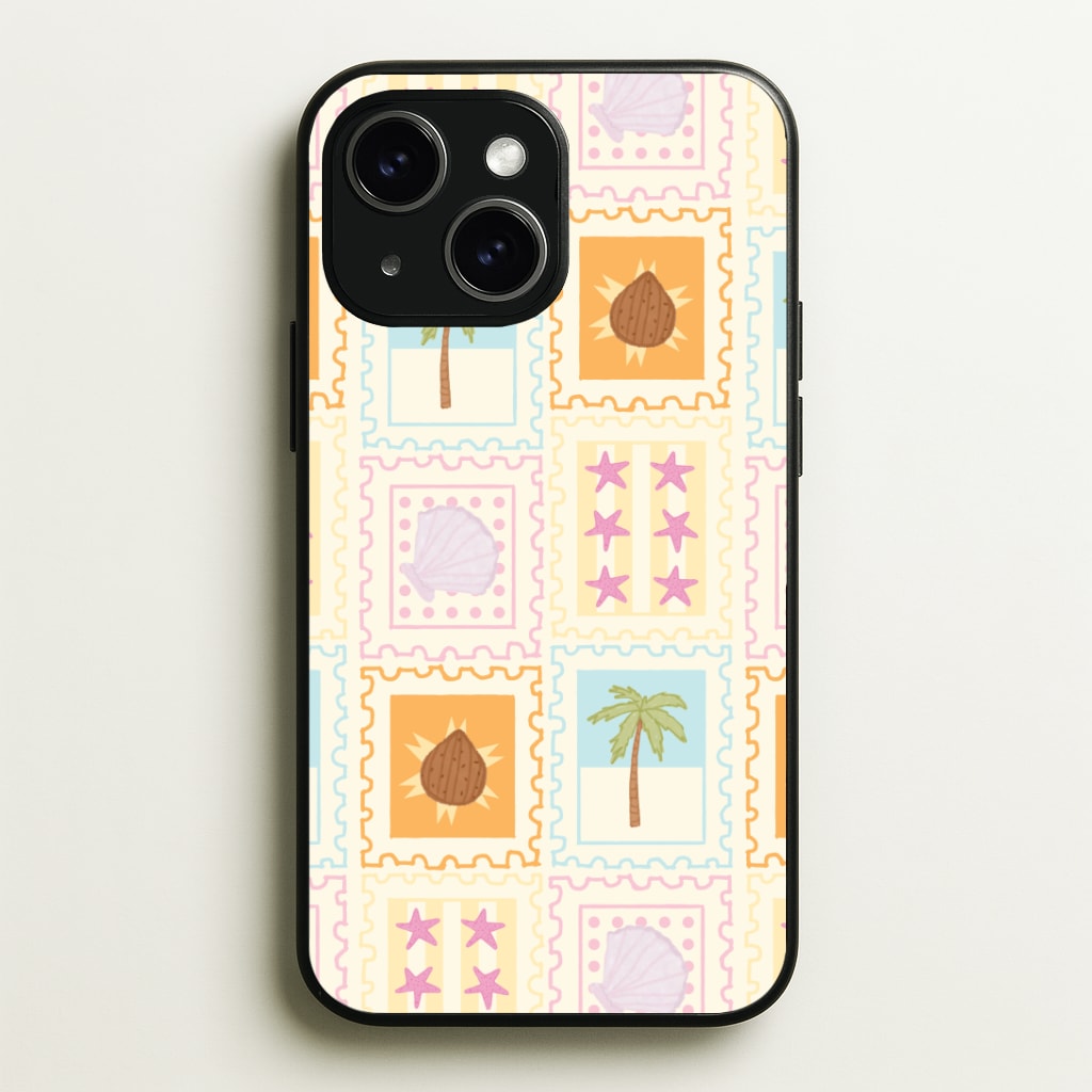 Tropical Stamps Phone Case