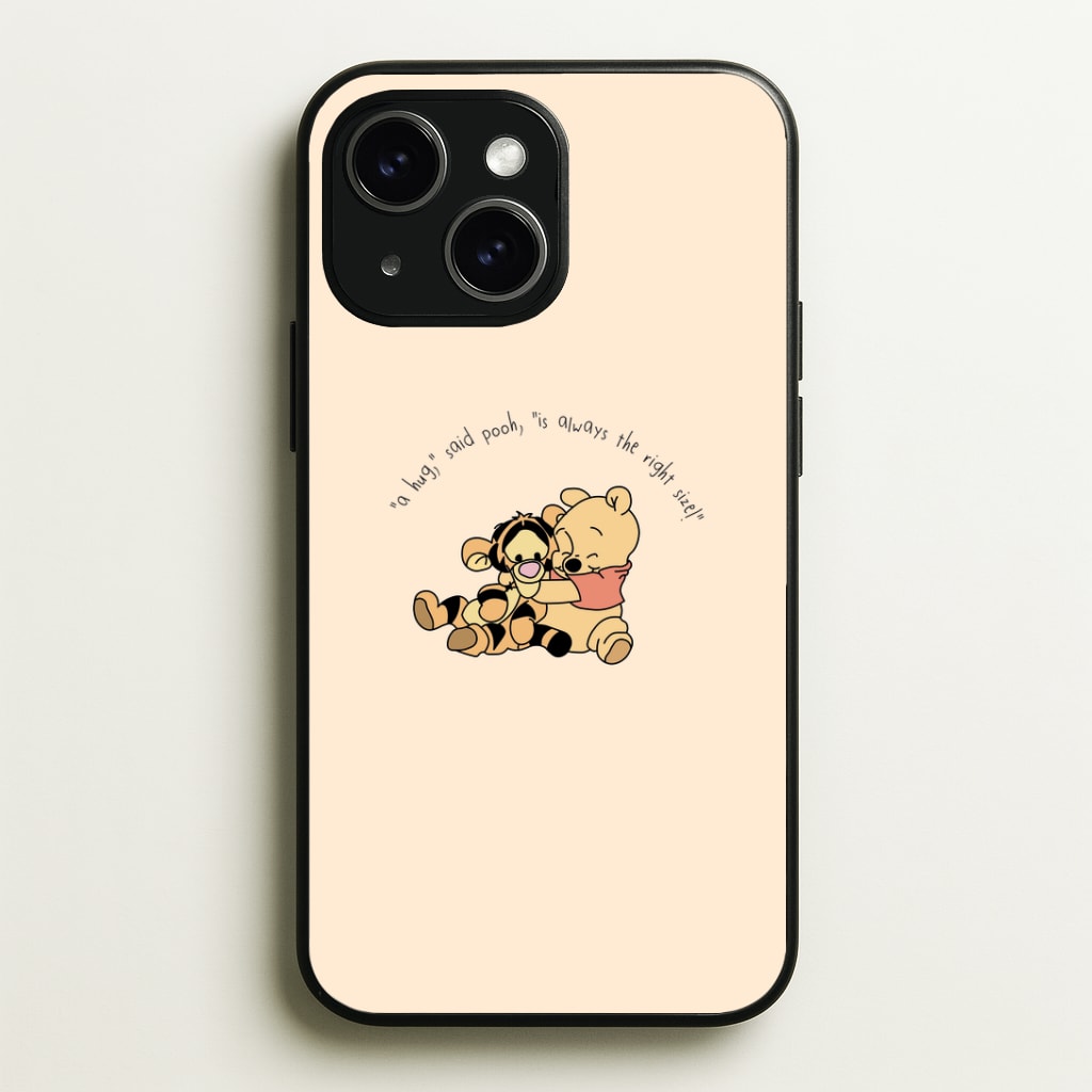 A Hug Said Pooh - Winnie Phone Case