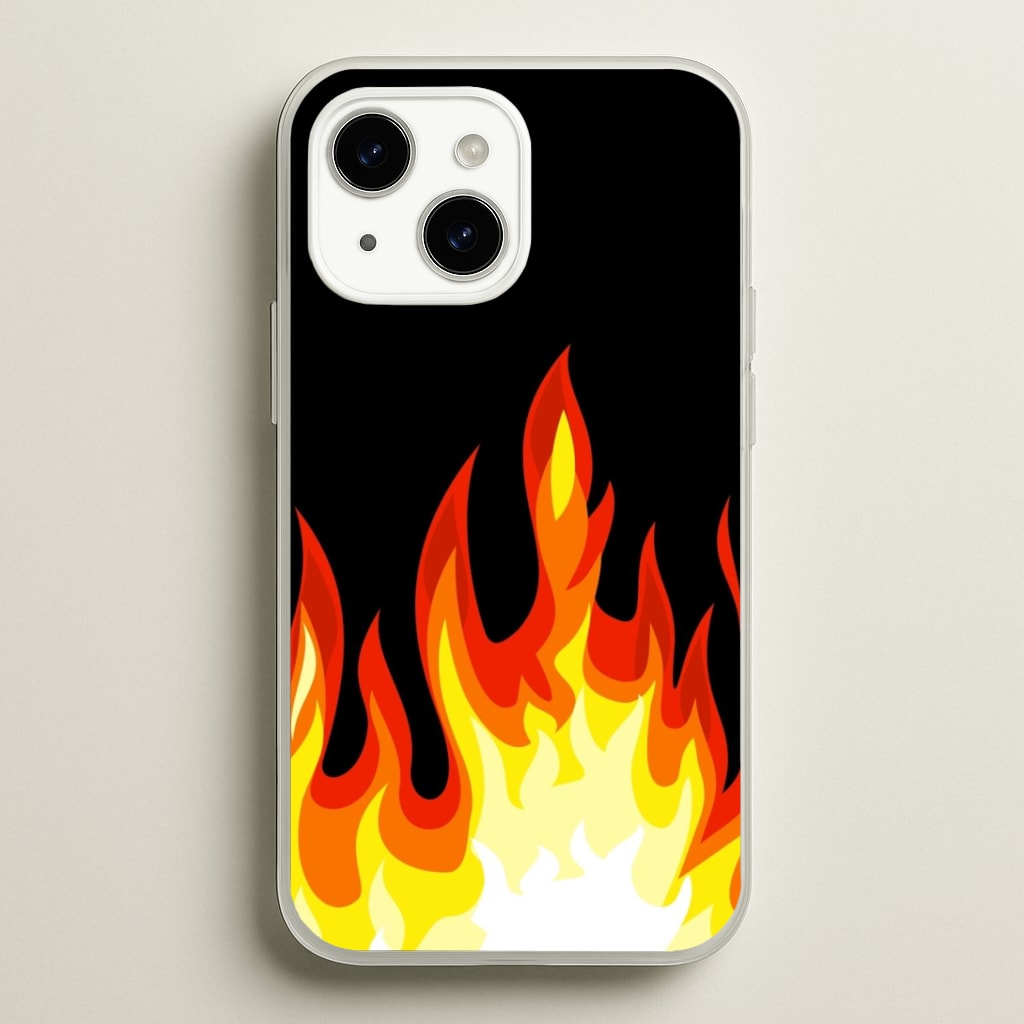 Black Flame Phone Case