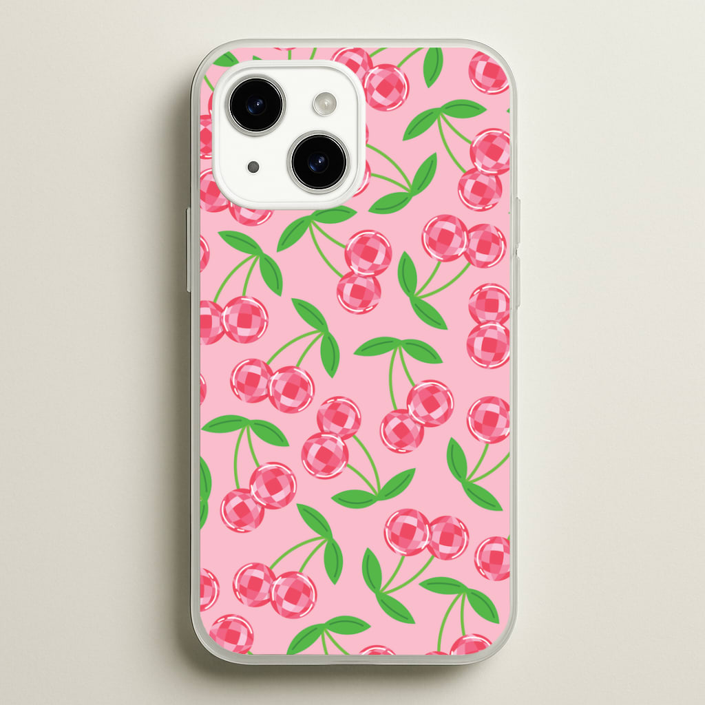 Disco Cherries Pattern Phone Case
