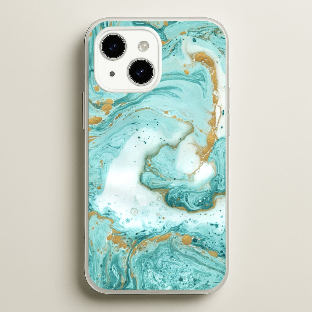 Green Marble Phone Case