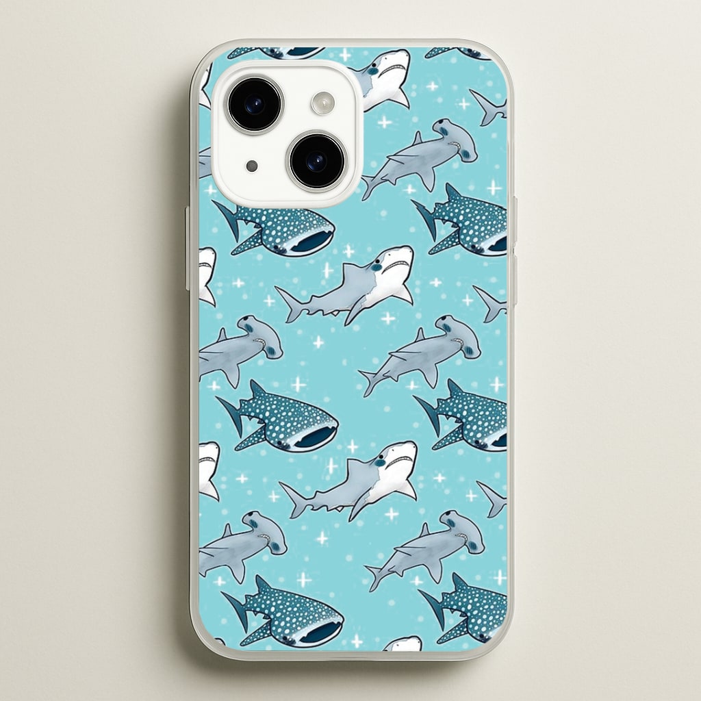 Shark Pattern Phone Case