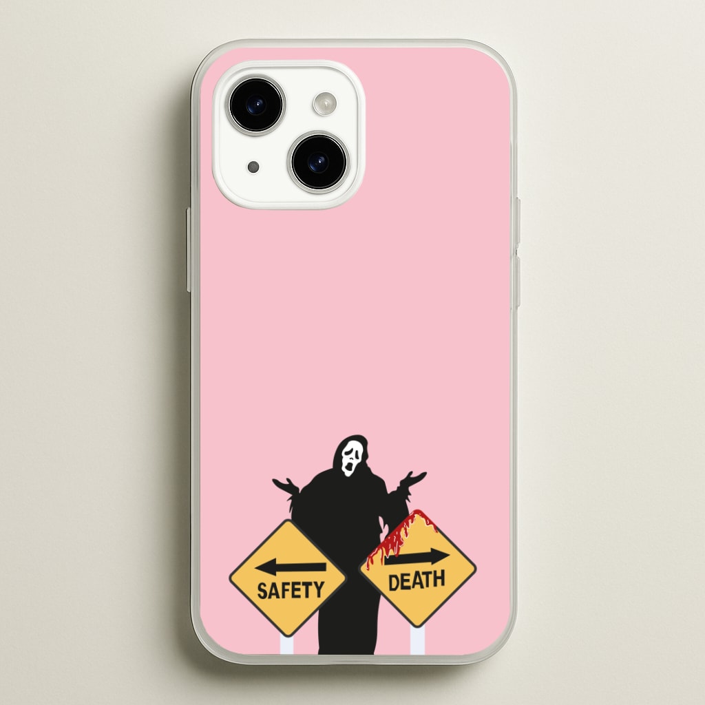 Safety Or Death - Scream Phone Case