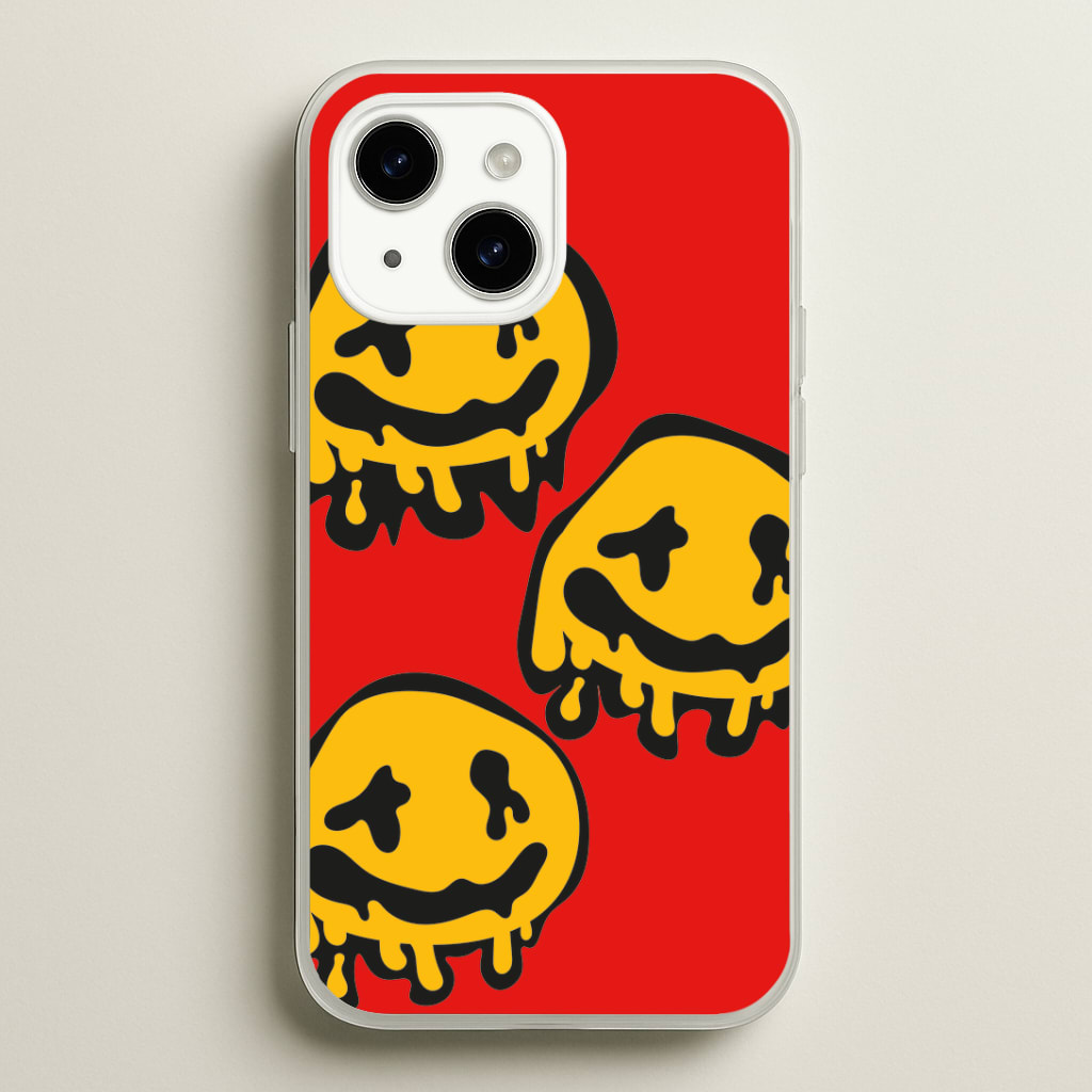 Dripping Smiley - Skate Aesthetic Phone Case