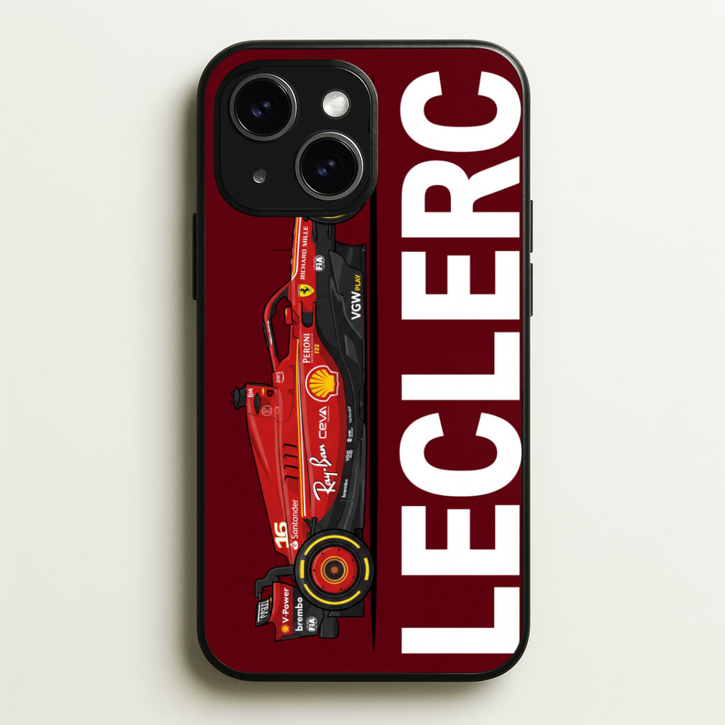 Leclerc Racer Phone Case