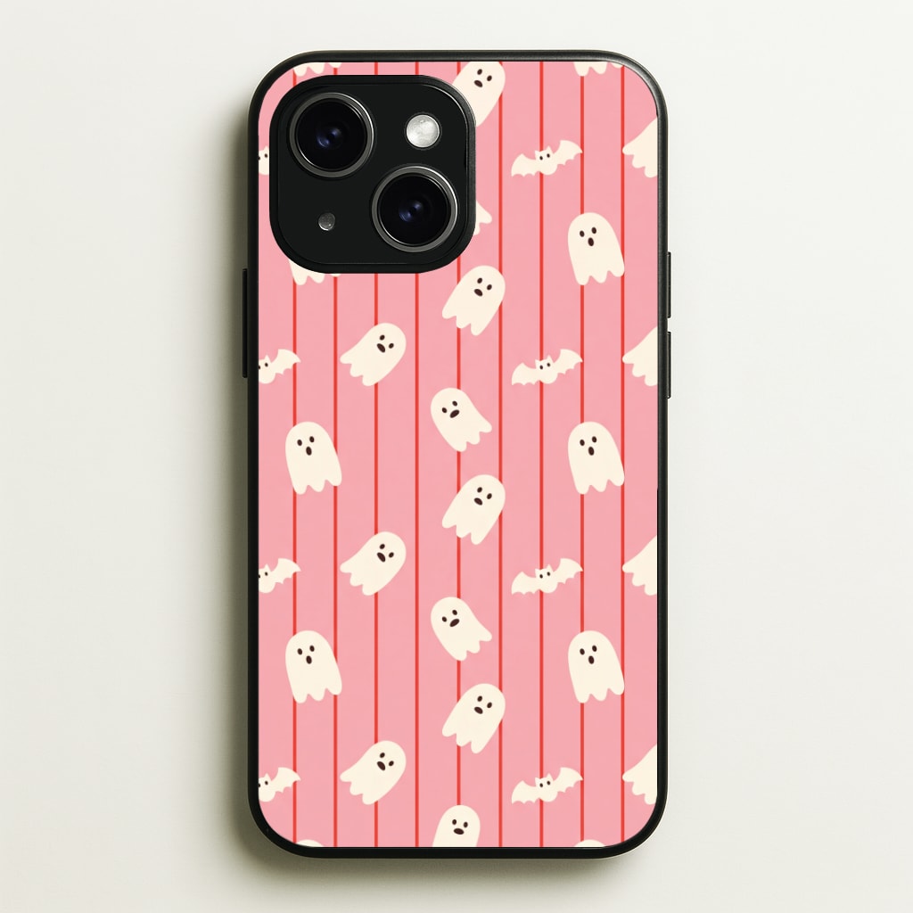 Candy Stripe Ghosts Phone Case