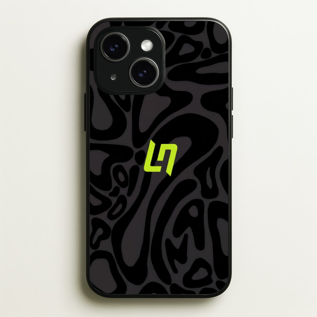 Norris Helmet Pattern - Black Phone Case