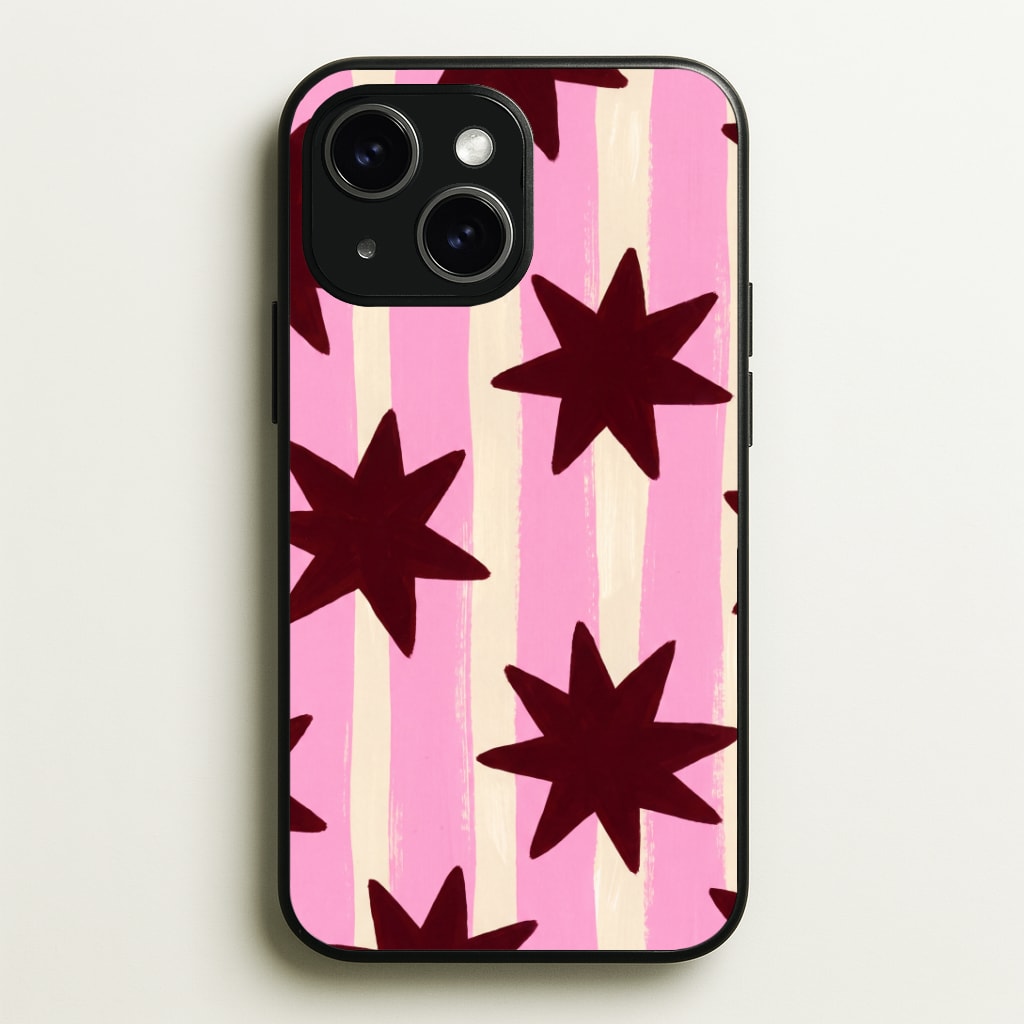 Painted Stripes And Stars Phone Case