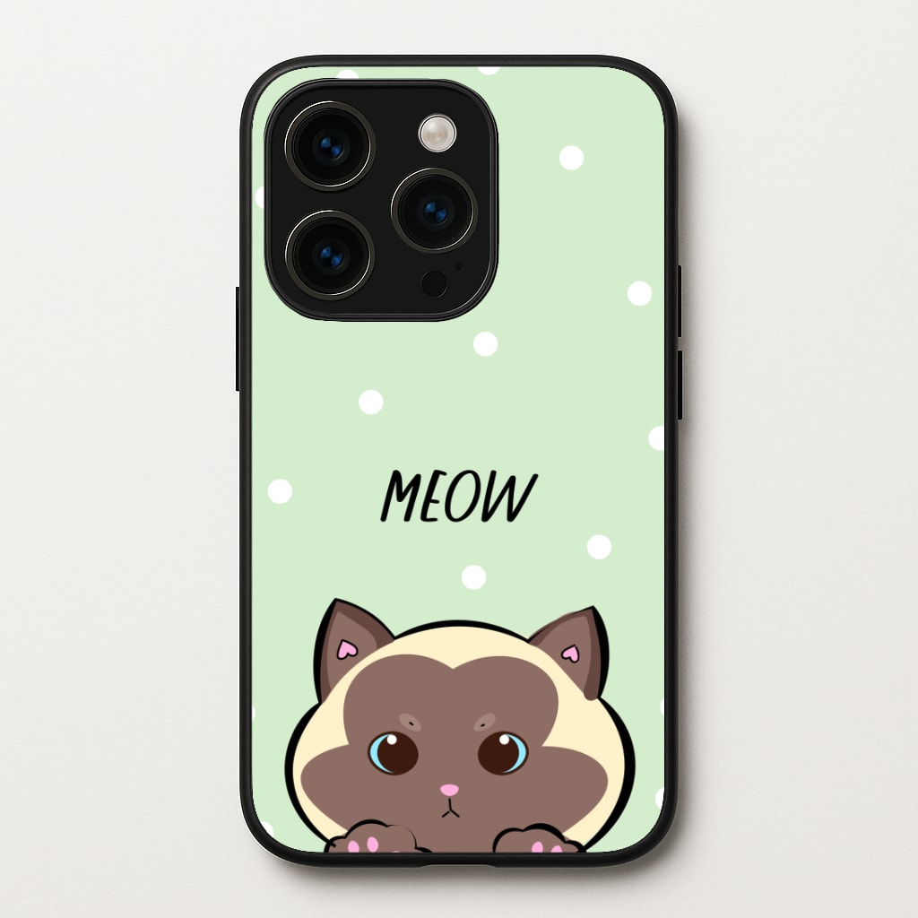 Meow Green - Cats Phone Case