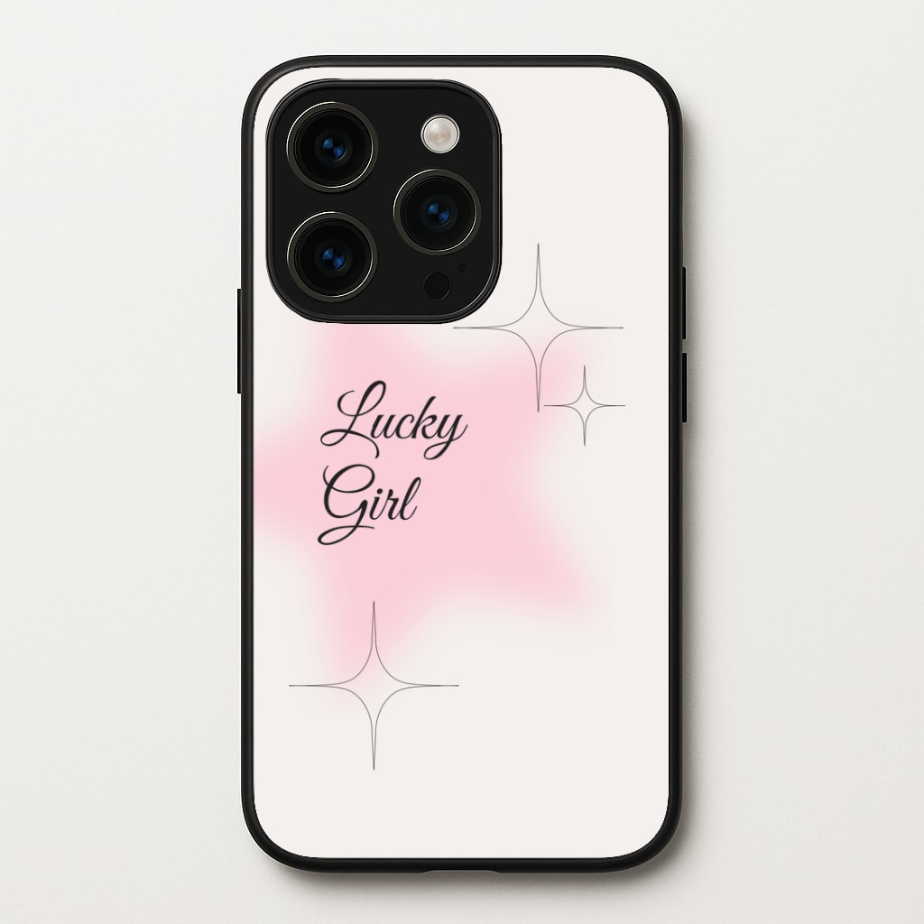 Lucky Girl - Clean Girl Aesthetic Phone Case