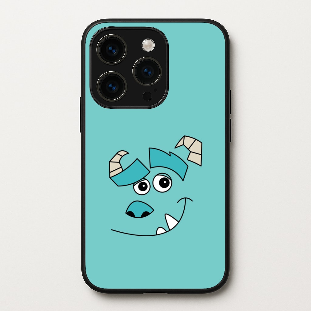 Blue Monster Face Phone Case