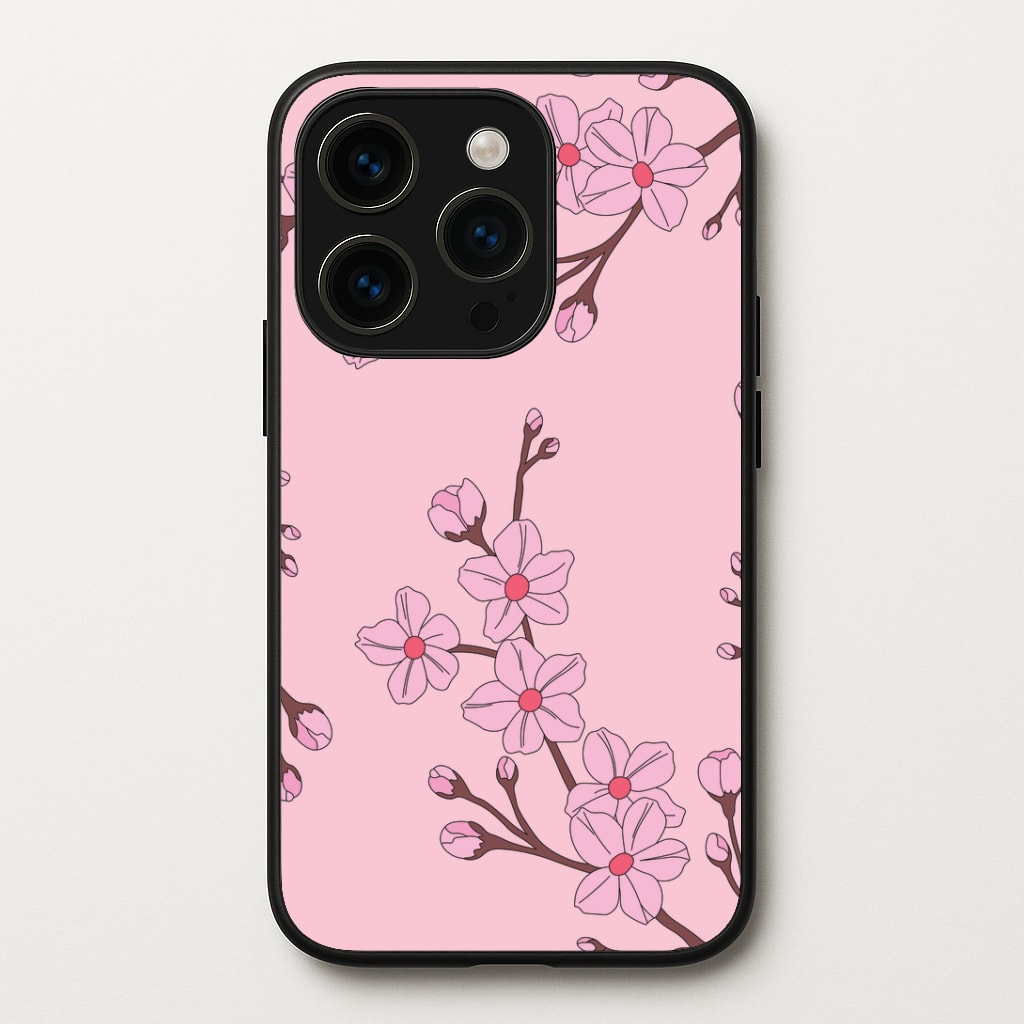 Cherry Blossom Pattern Phone Case
