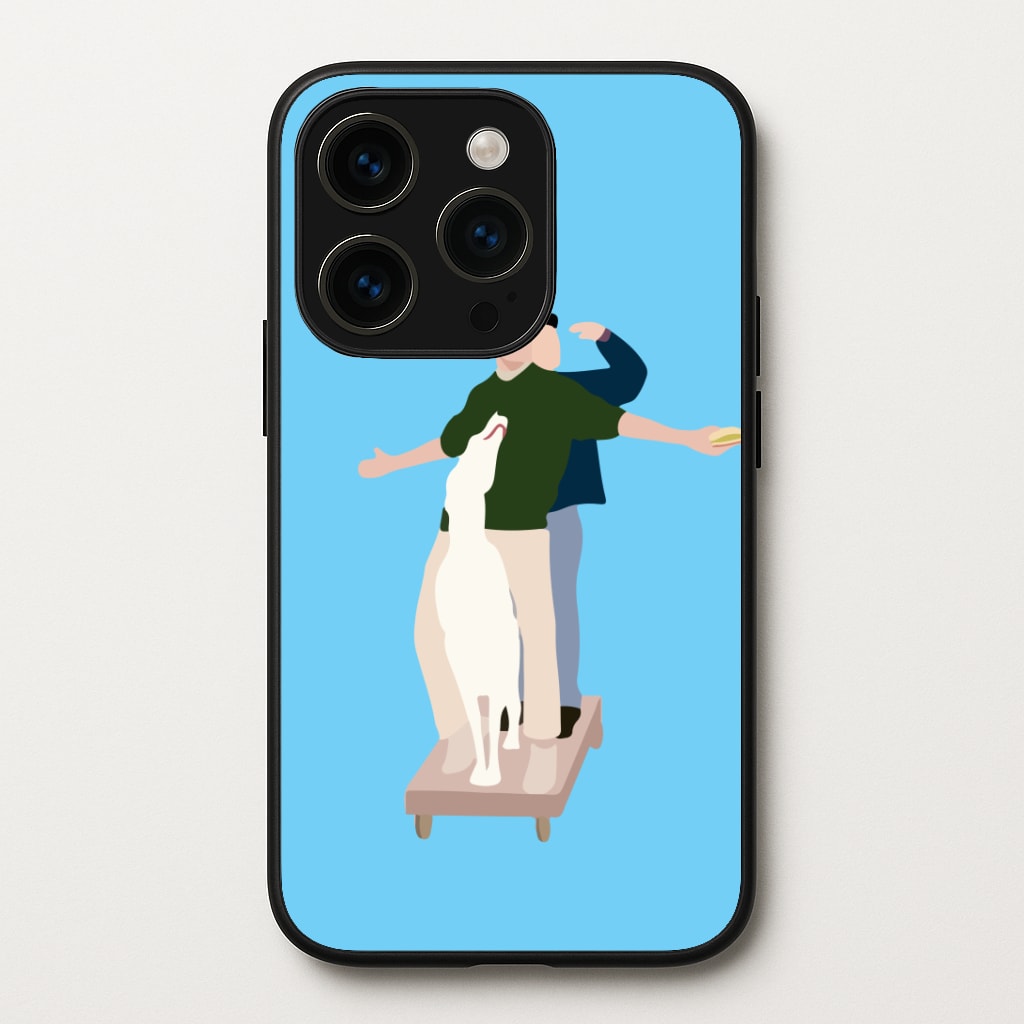 Two Men And A Dog Phone Case