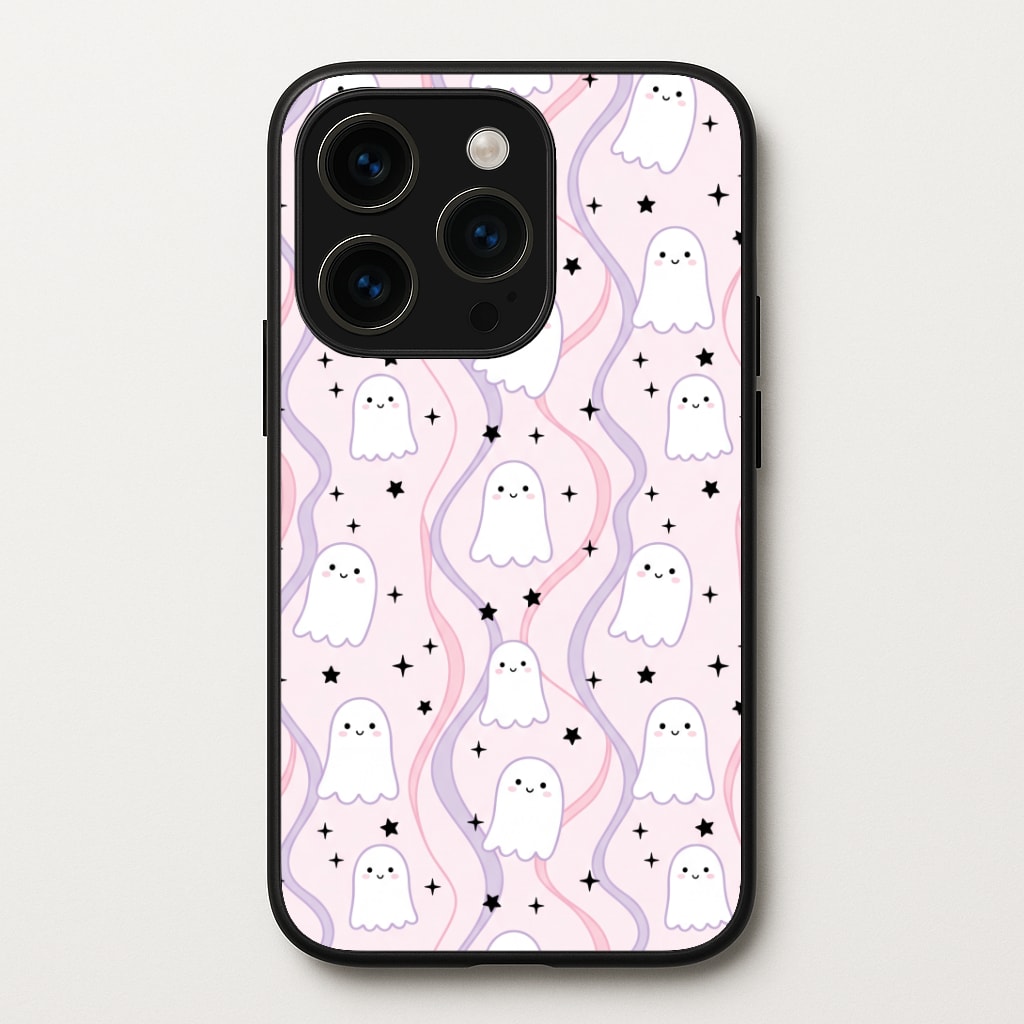 Wavy Ghost Pastels Phone Case