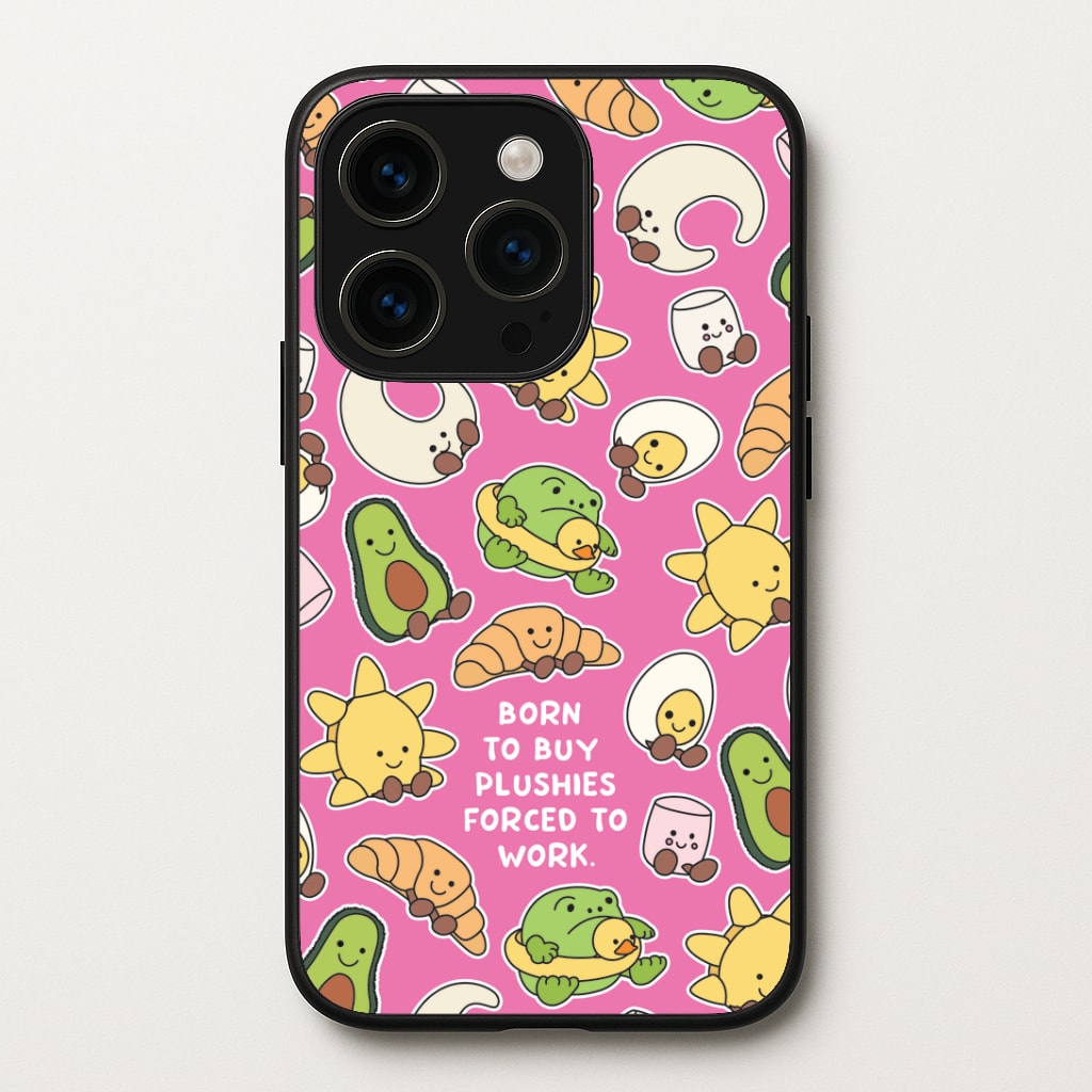 Born To Buy Plushy Phone Case