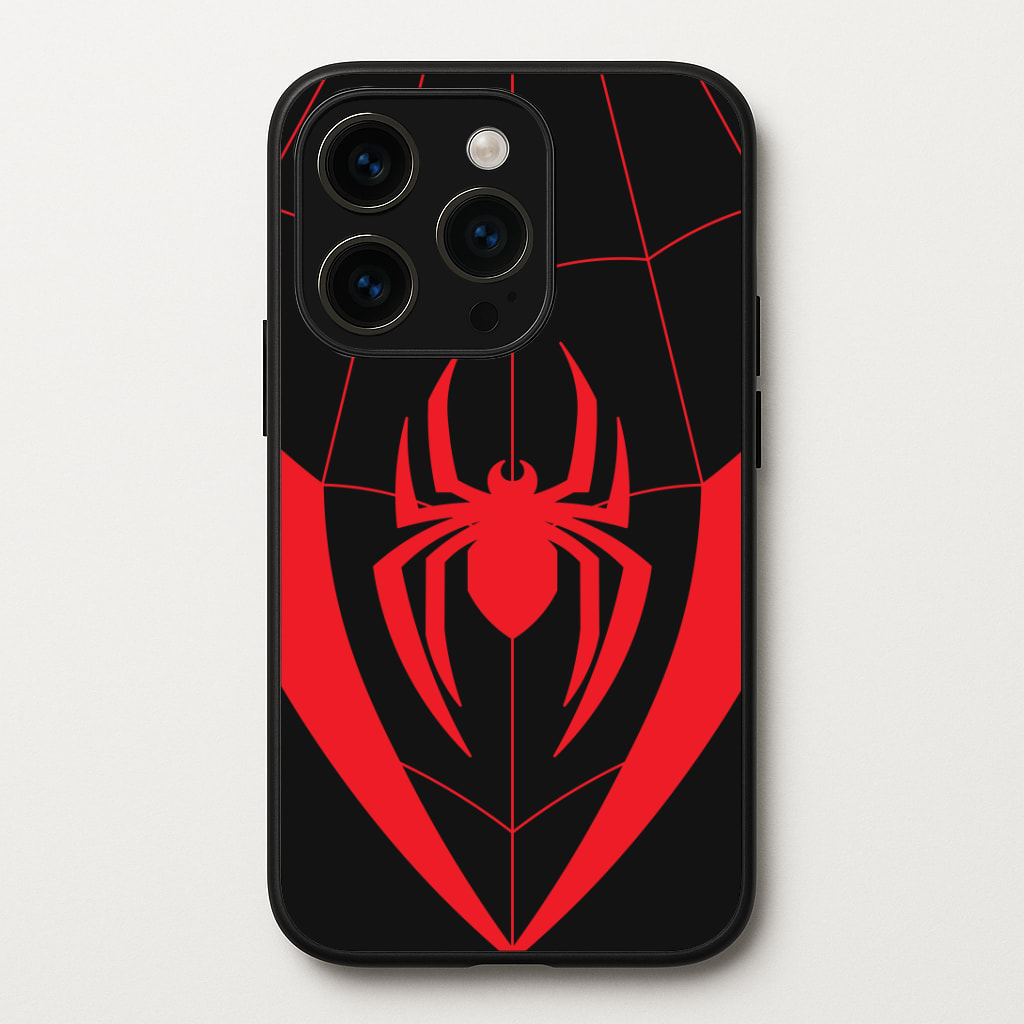 Red And Black Spider Costume Phone Case