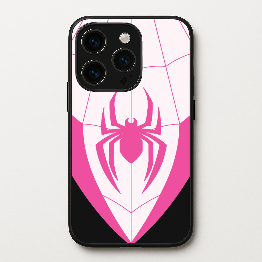 Pink And Black Spider Costume Phone Case