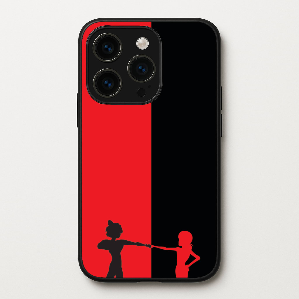 Red And Black Phone Case