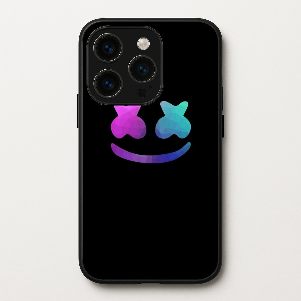 Black White Helmet DJ Phone Case