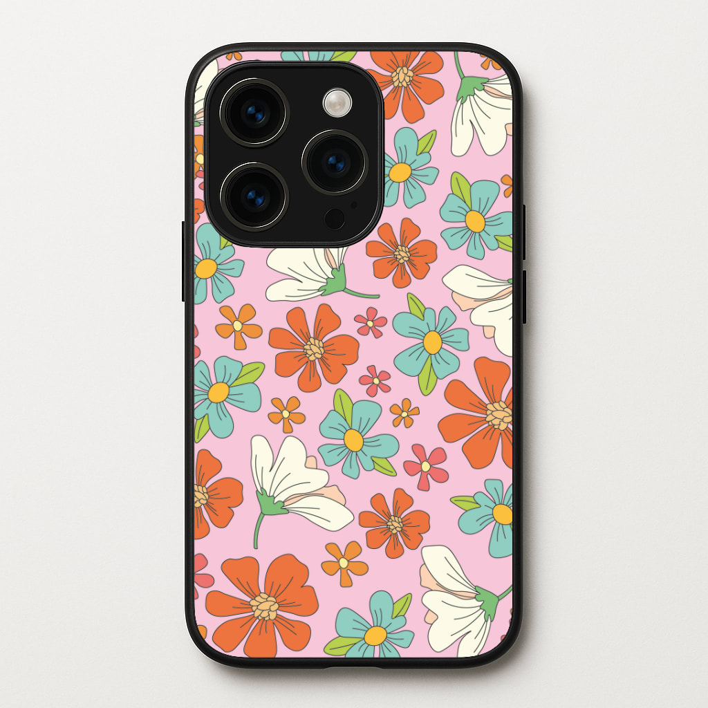 Pink Flower Pattern - Mothers Day Phone Case