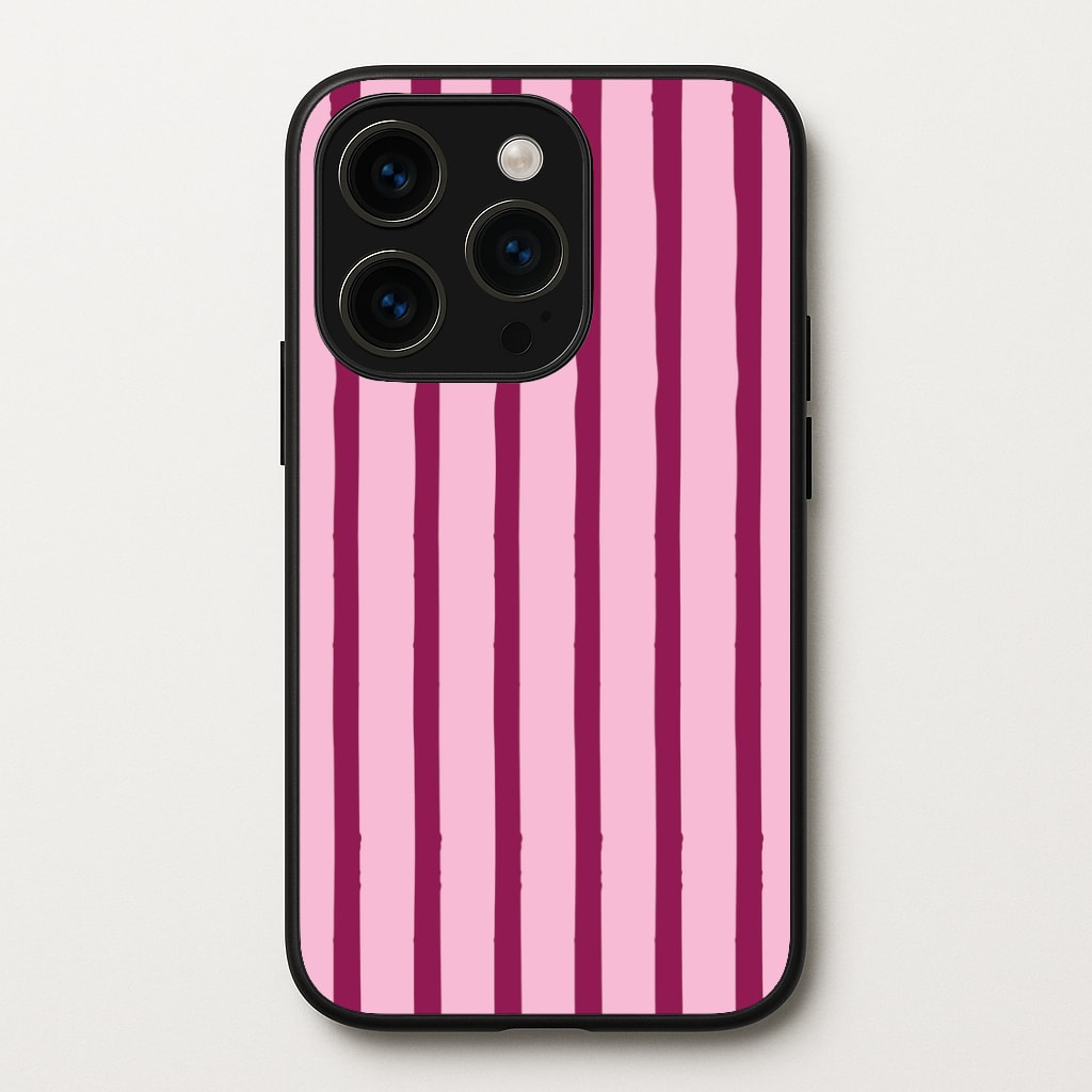 Strawberry Stripes  Phone Case