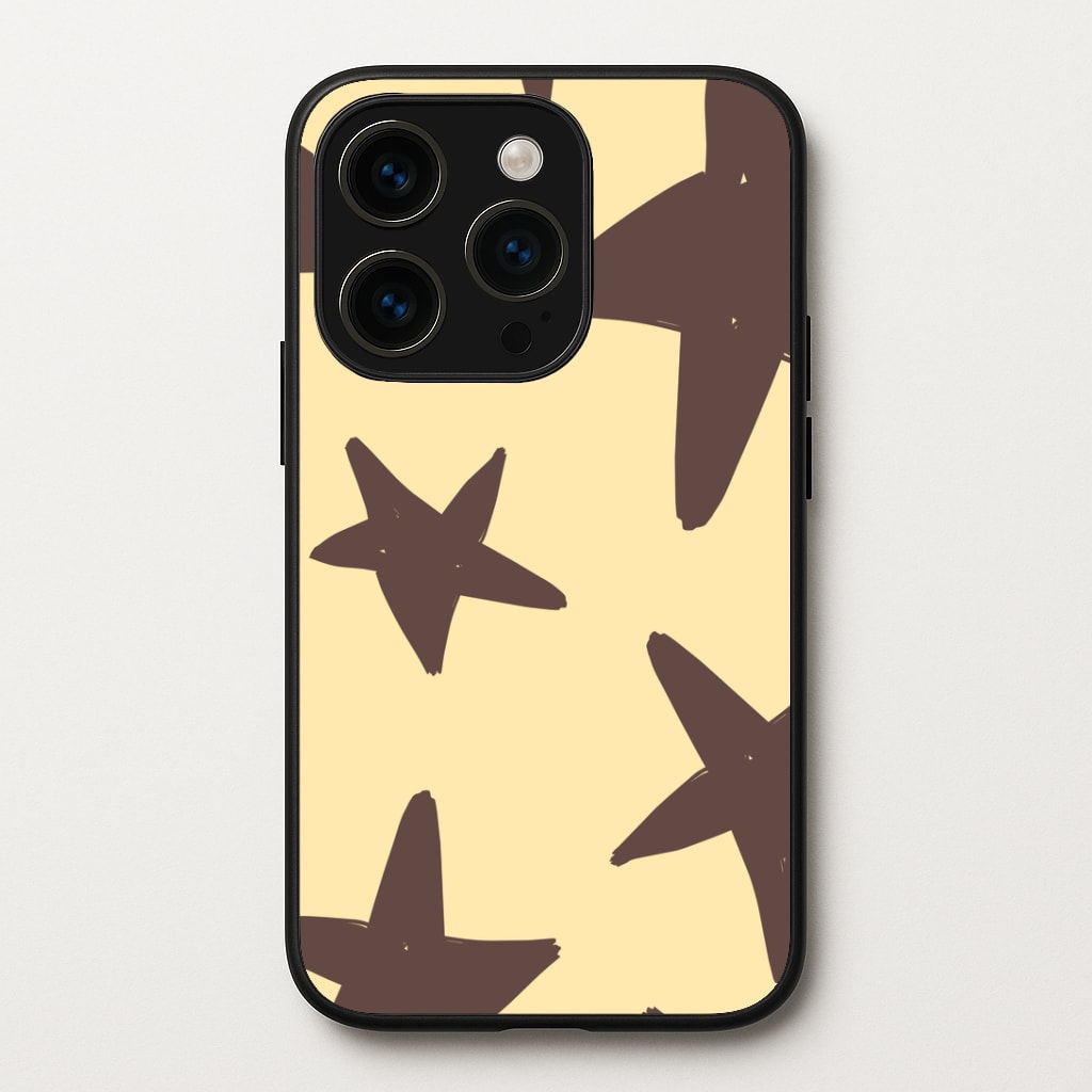 Vanilla & Chocolate Stars Phone Case