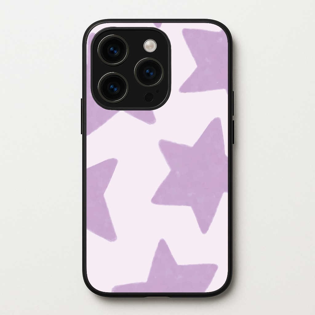 Lilac Stars Phone Case