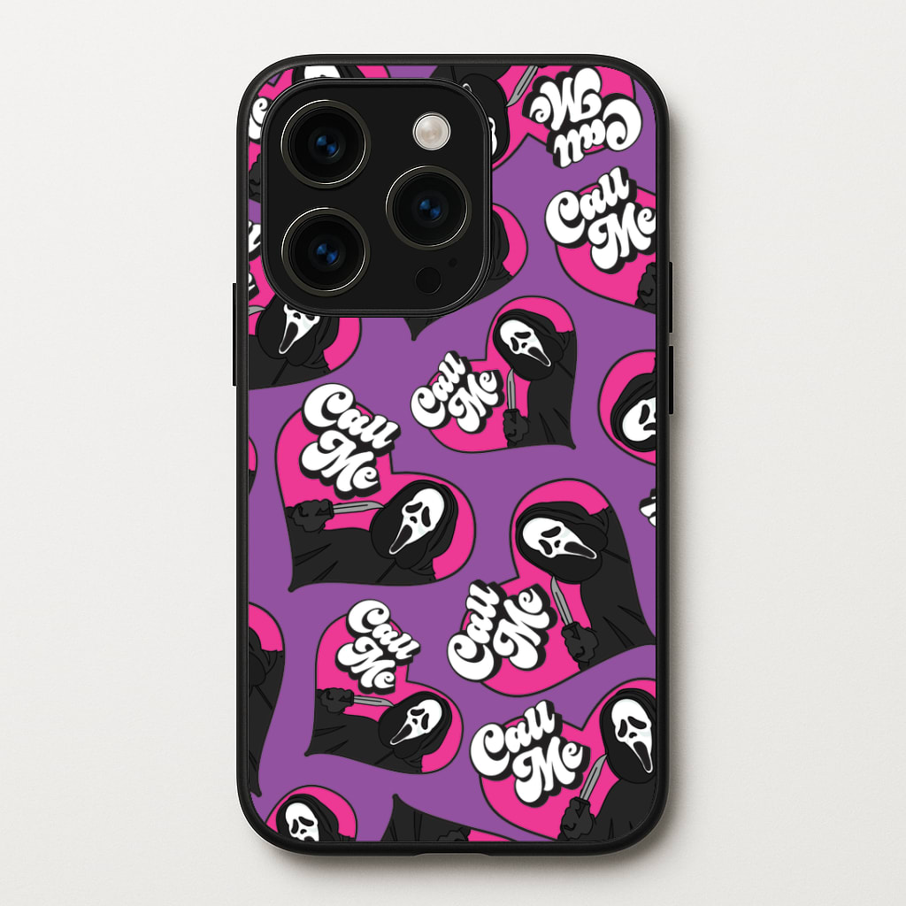 Call Me Heart Pattern Phone Case