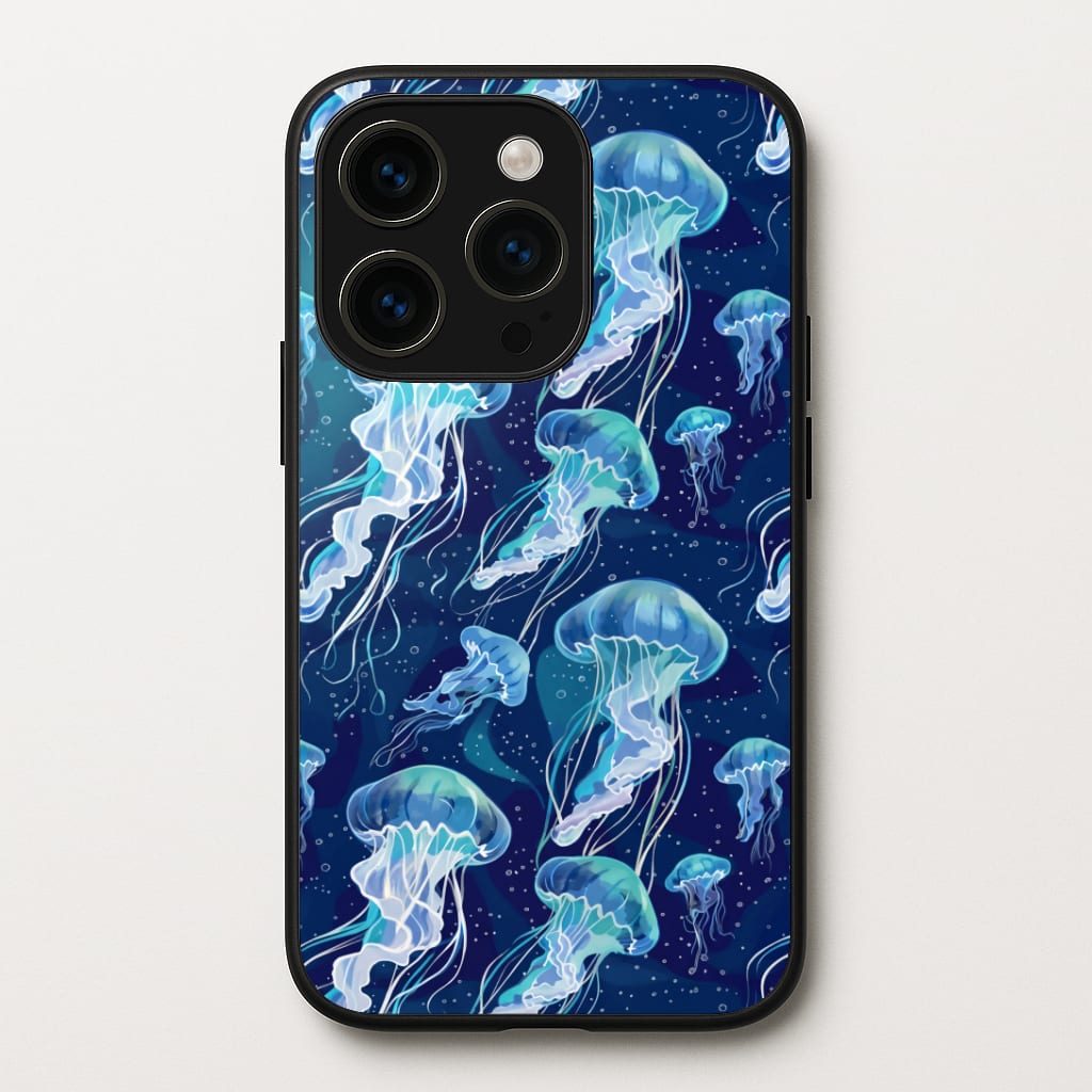 Glowing Jellyfish Drift Phone Case