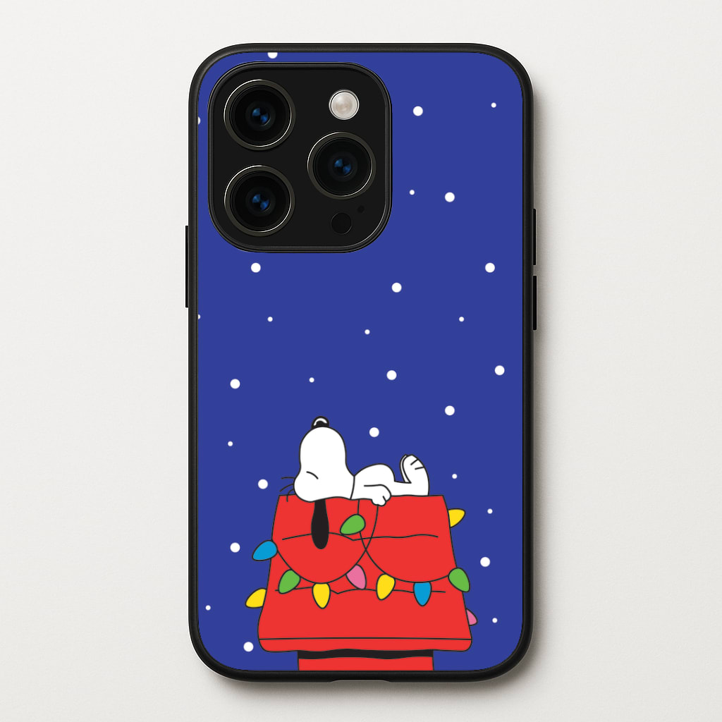 Cartoon Beagle Fairylights Phone Case