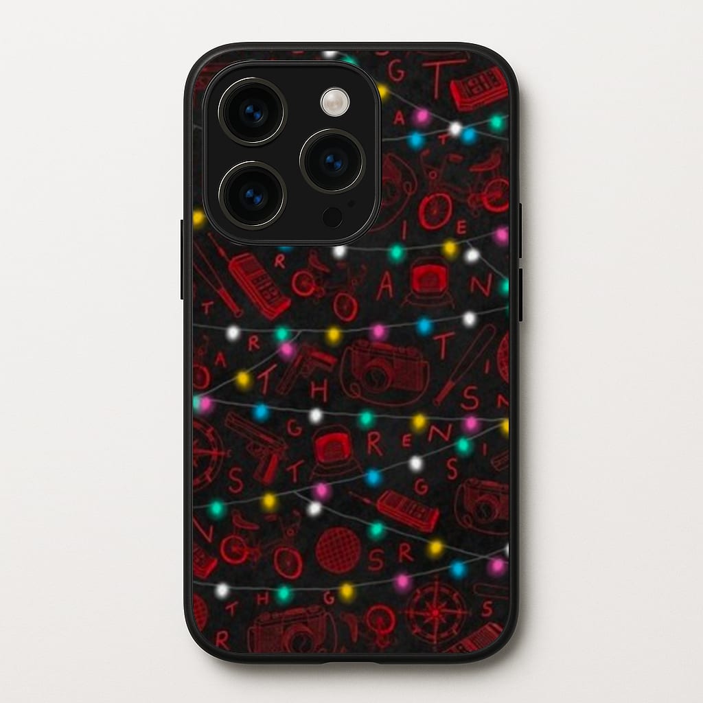 Stranger Red Illustrations Phone Case