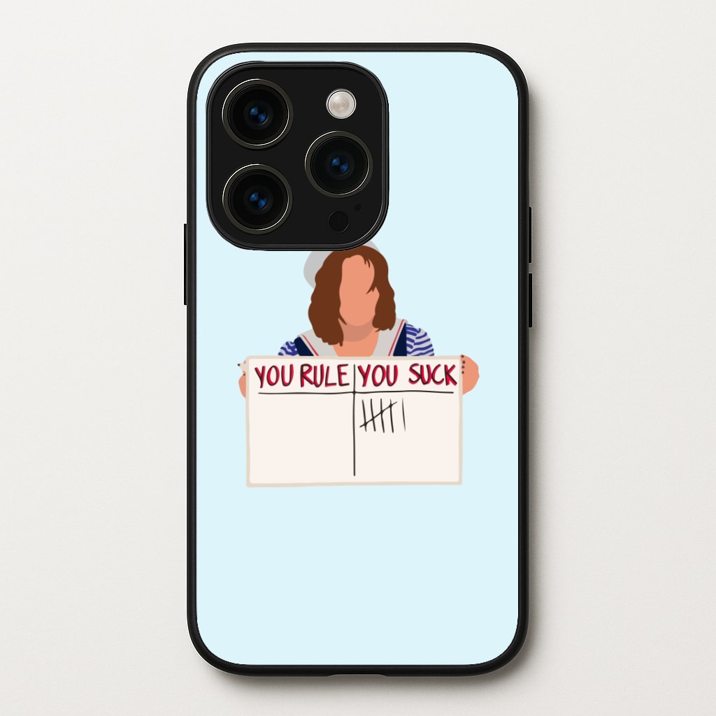 You Suck Tally Phone Case