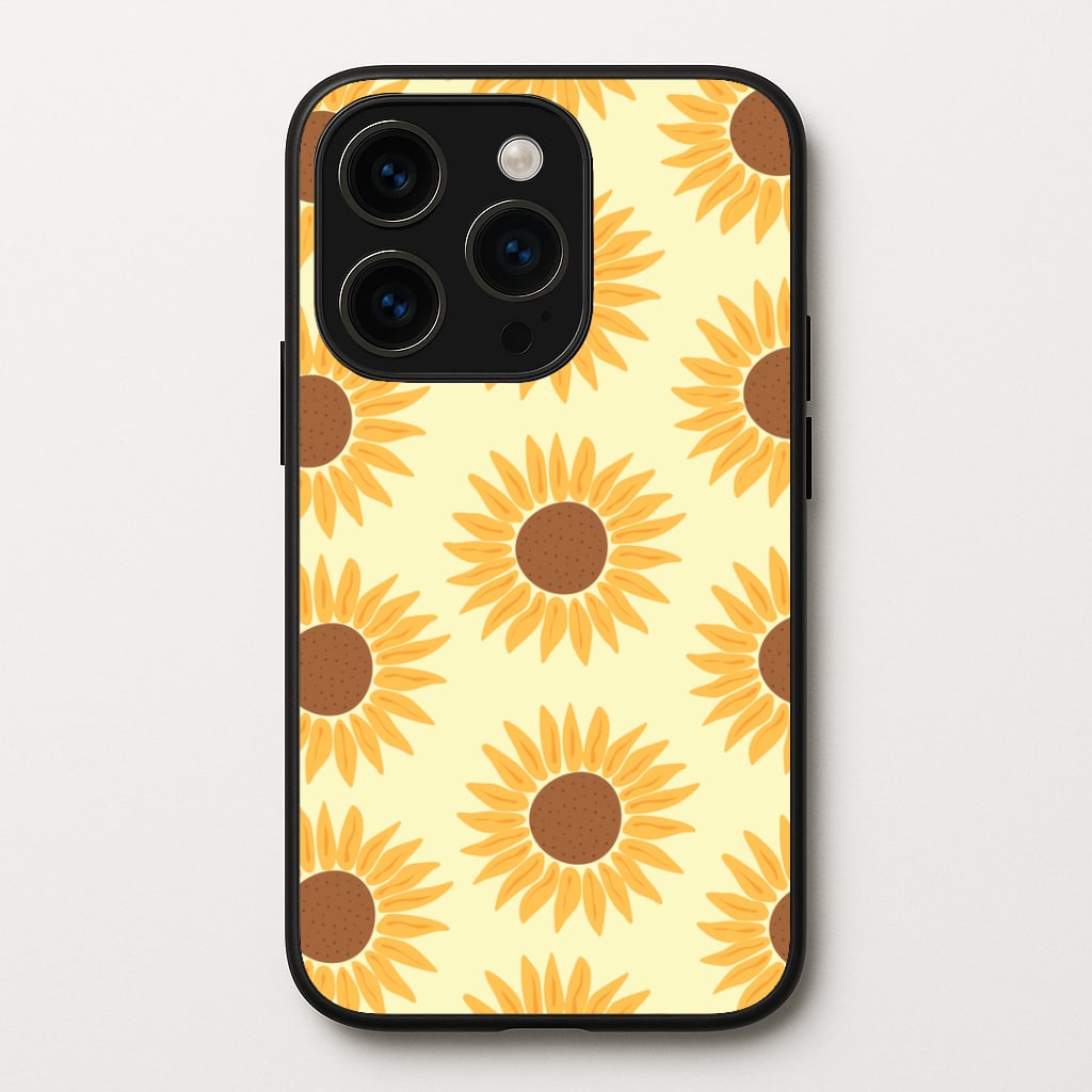 Sunflowers Abstract Pattern Phone Case