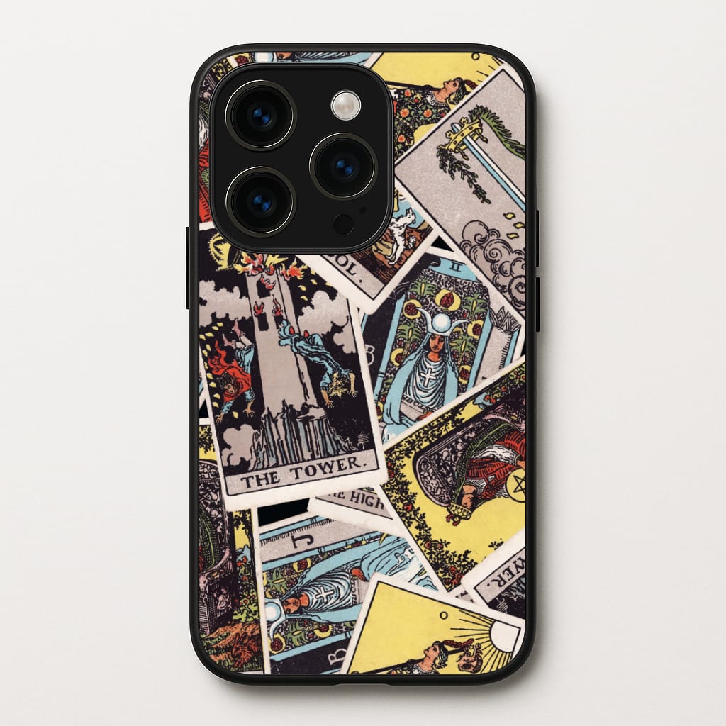 Tarot Cards Collage Pattern Phone Case