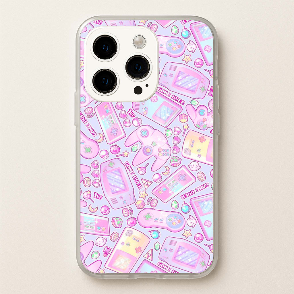 Power Up, Gaming Pattern Phone Case