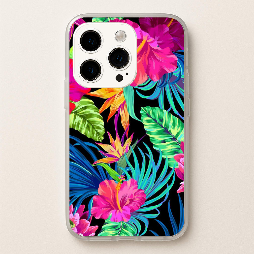 Colourful Hibiscus Pattern Phone Case