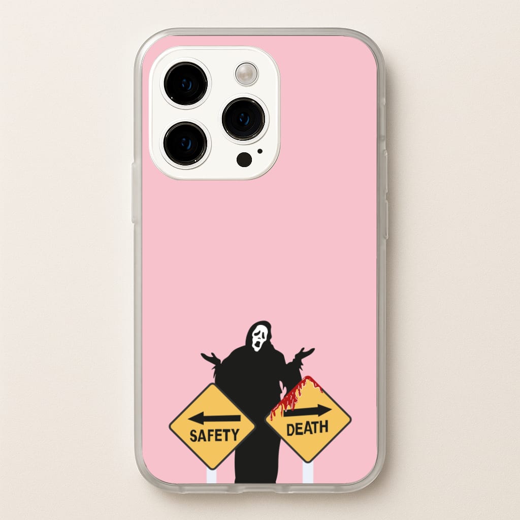 Safety Or Death - Scream Phone Case