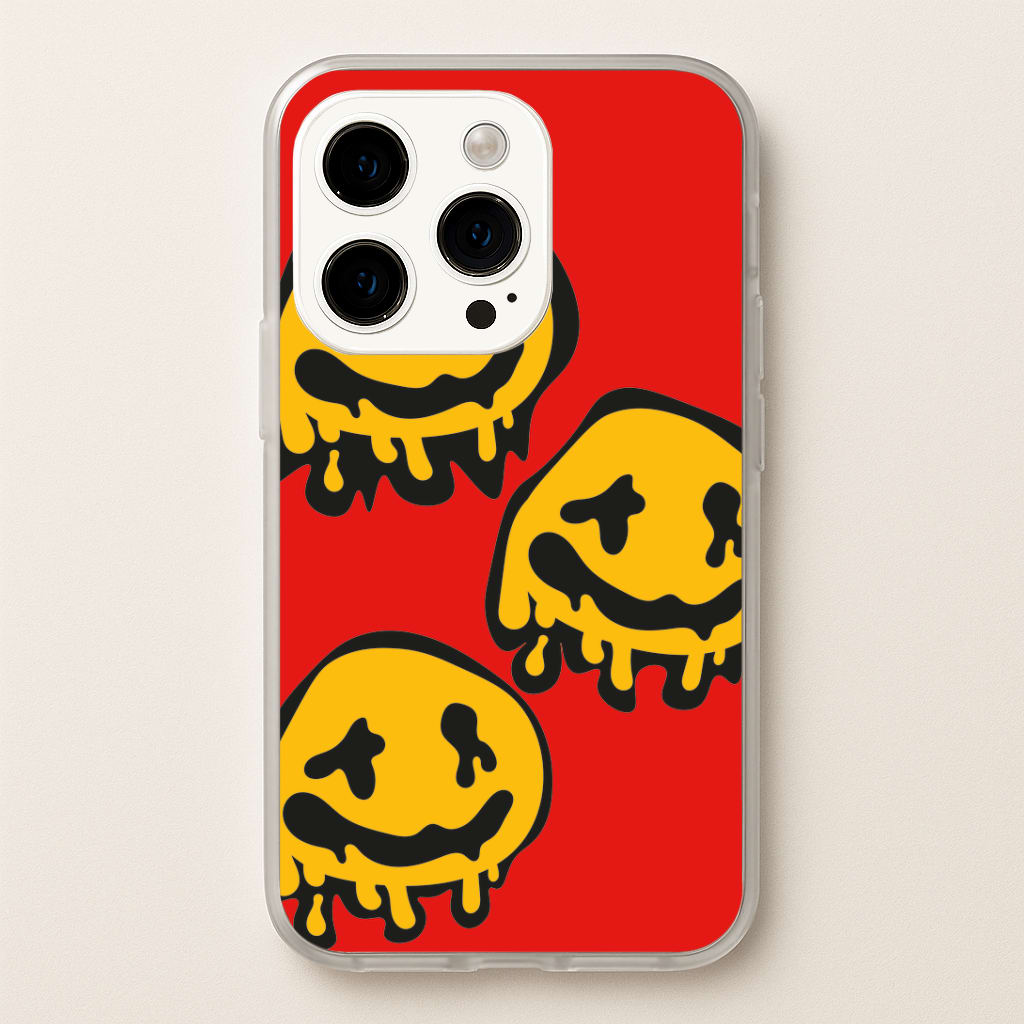 Dripping Smiley - Skate Aesthetic Phone Case