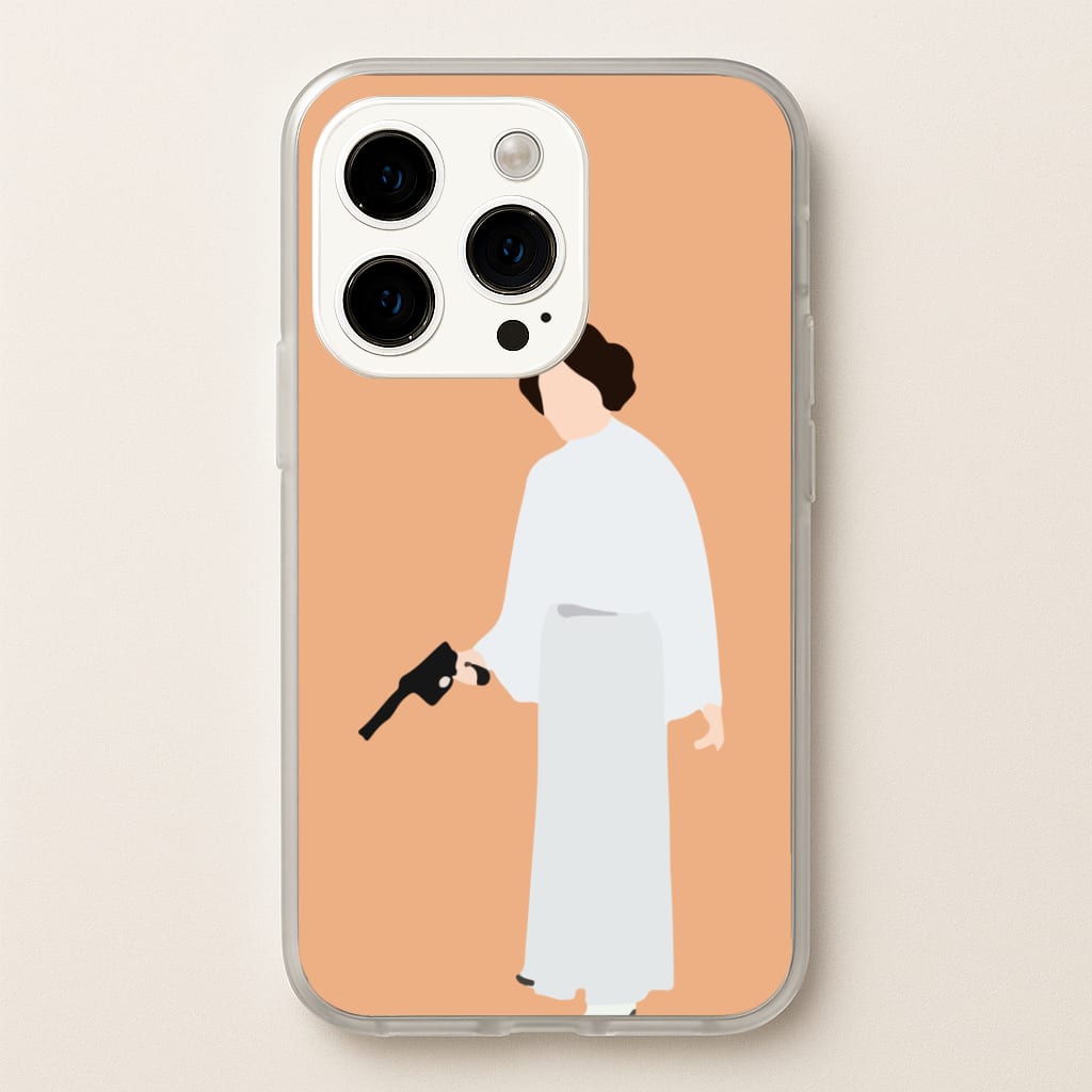 Leia Faceless With Gun Phone Case
