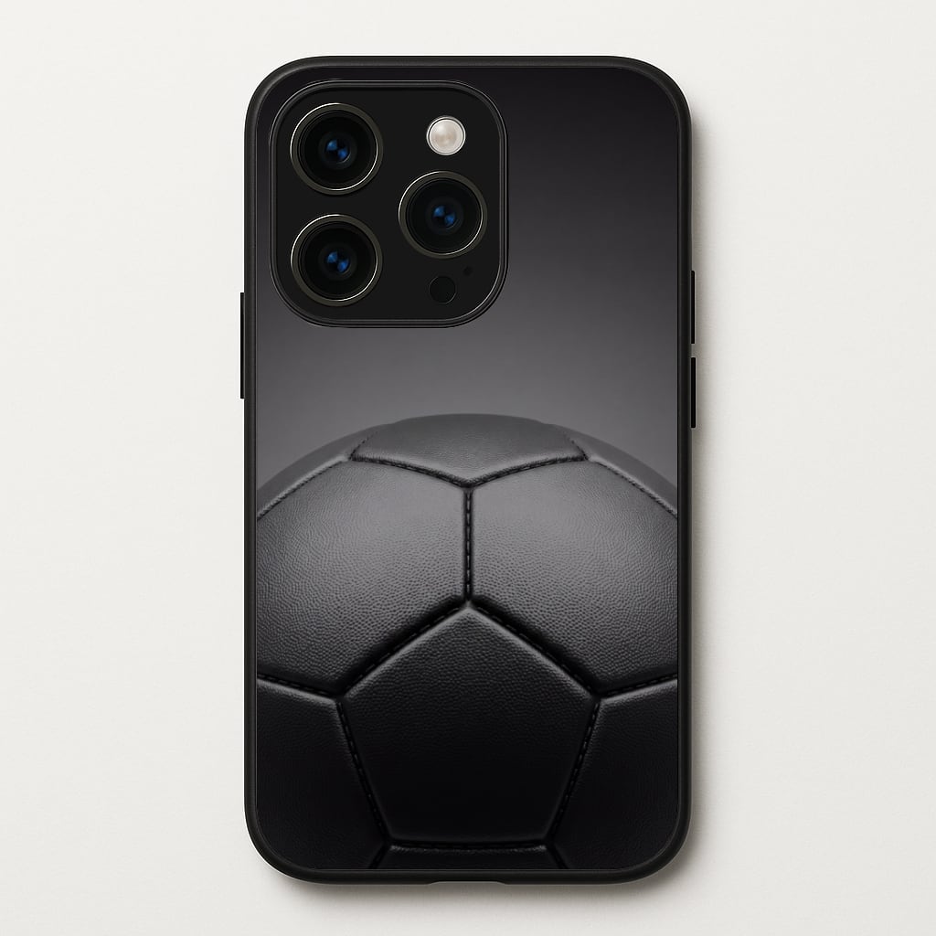 Black Football Phone Case