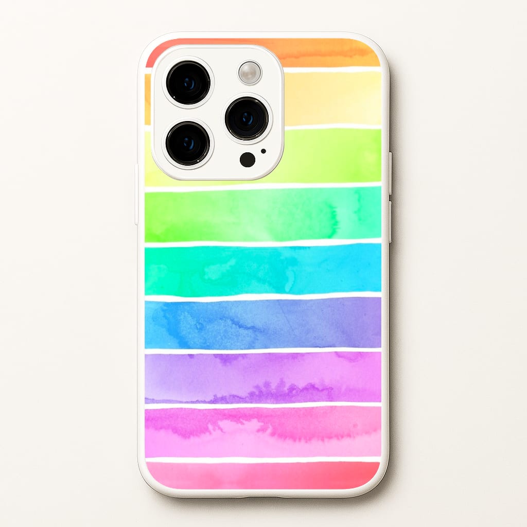 Summer Rainbow Stripes Phone Case