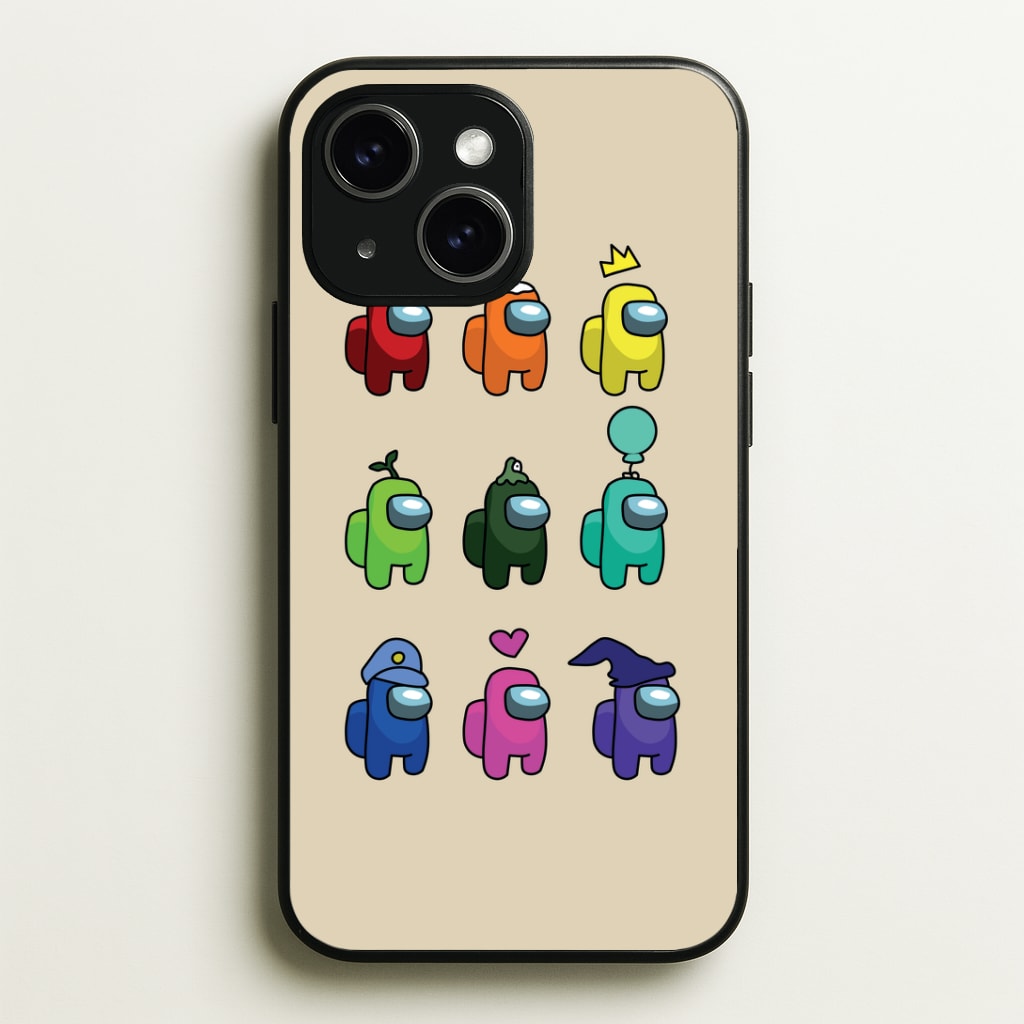 Among Gaming characters Phone Case - iPhone 15 / Standard