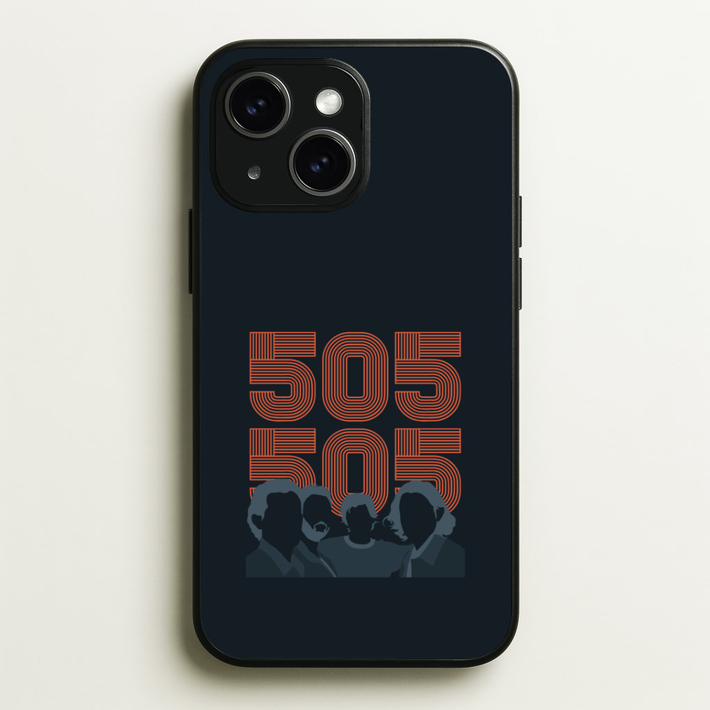 505 Band Members Dark Phone Case - iPhone 15 / Standard