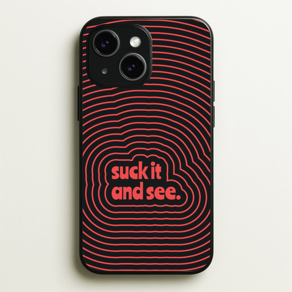 Suck It And See Psychedelic Phone Case - iPhone 15 / Standard