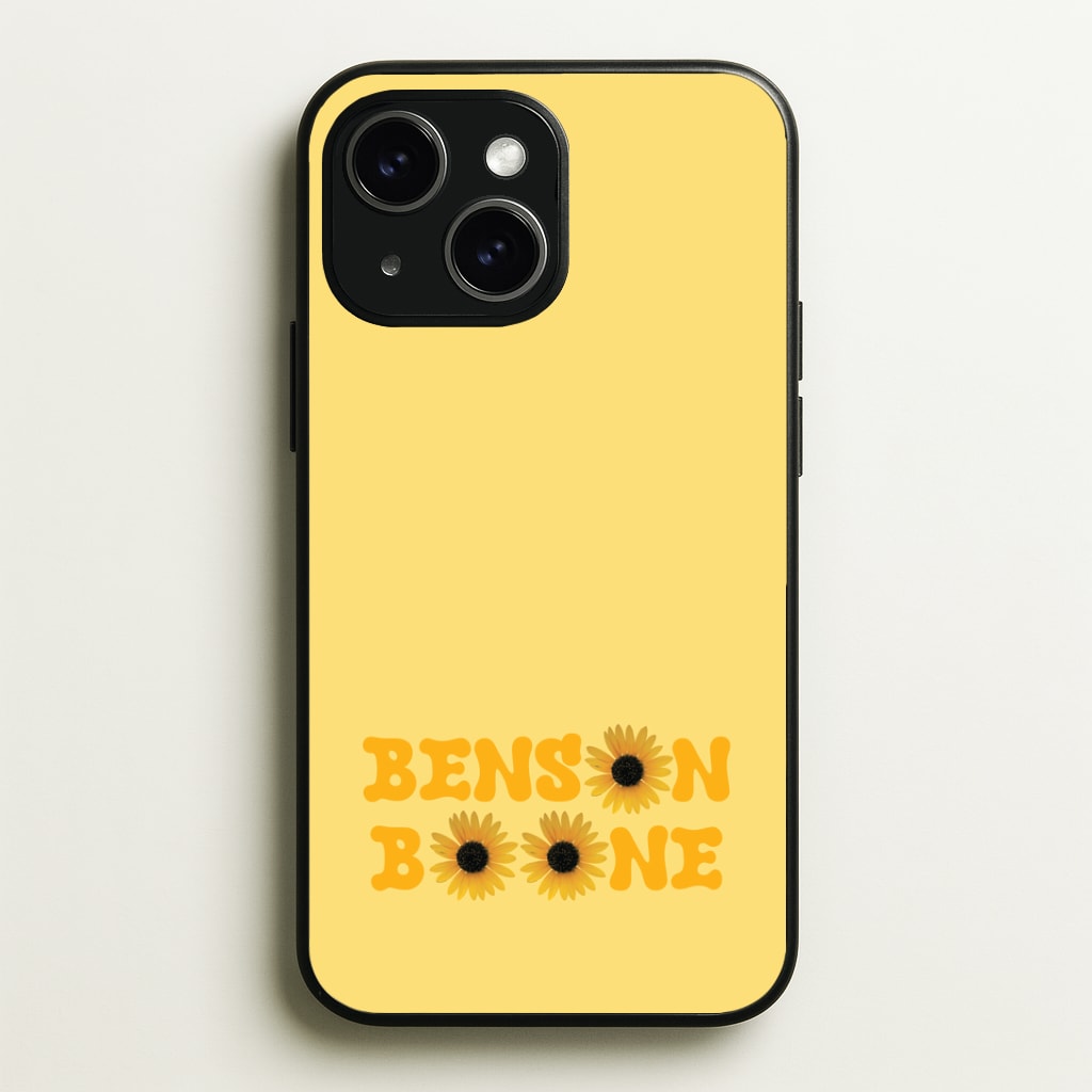 Boone Sunflowers Phone Case - iPhone 15 / Standard