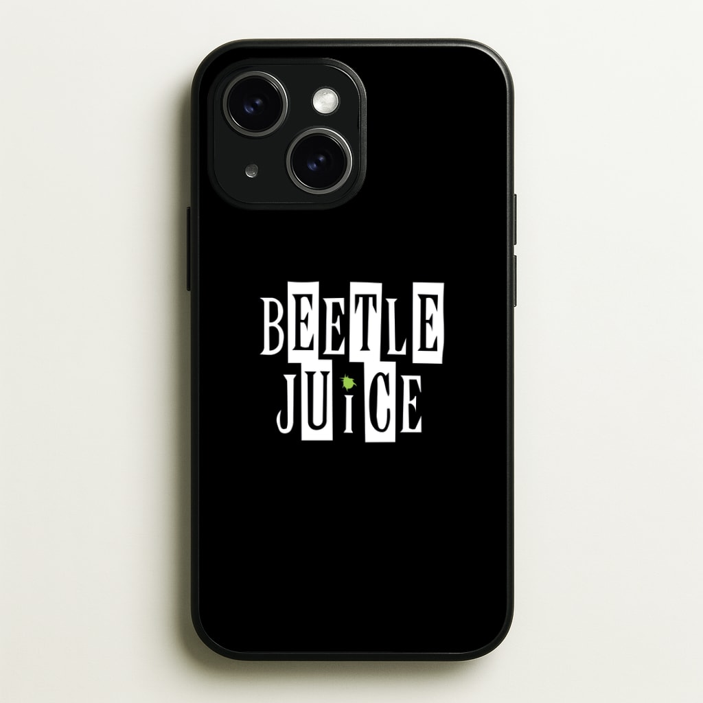 Text - Beetle Halloween Phone Case - iPhone 15 / Standard