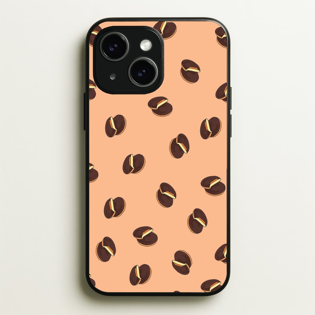 Jaffa Cakes - Biscuits Patterns Phone Case - iPhone 15 / Standard